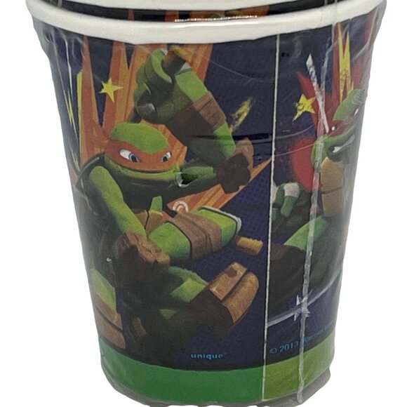 TMNT Teenage Mutant Ninja Turtles Nickelodeon Disposable Cups 8 Count for Partie - Picture 2 of 3